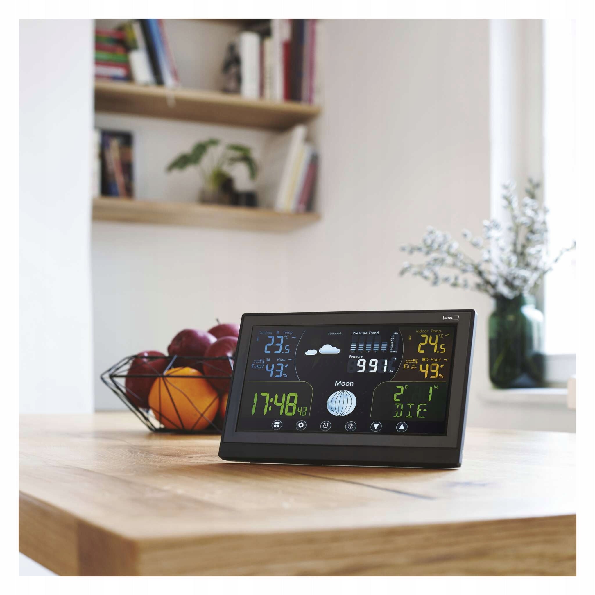 EMOS E6018 bezdrátová meteostanice DCF Model E6018