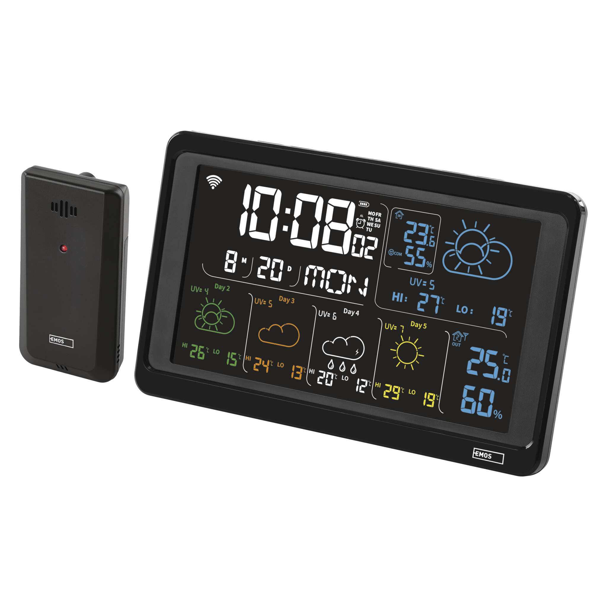 EMOS GoSmart WiFi meteostanice s čidlem E8610 Model stacja pogody smart