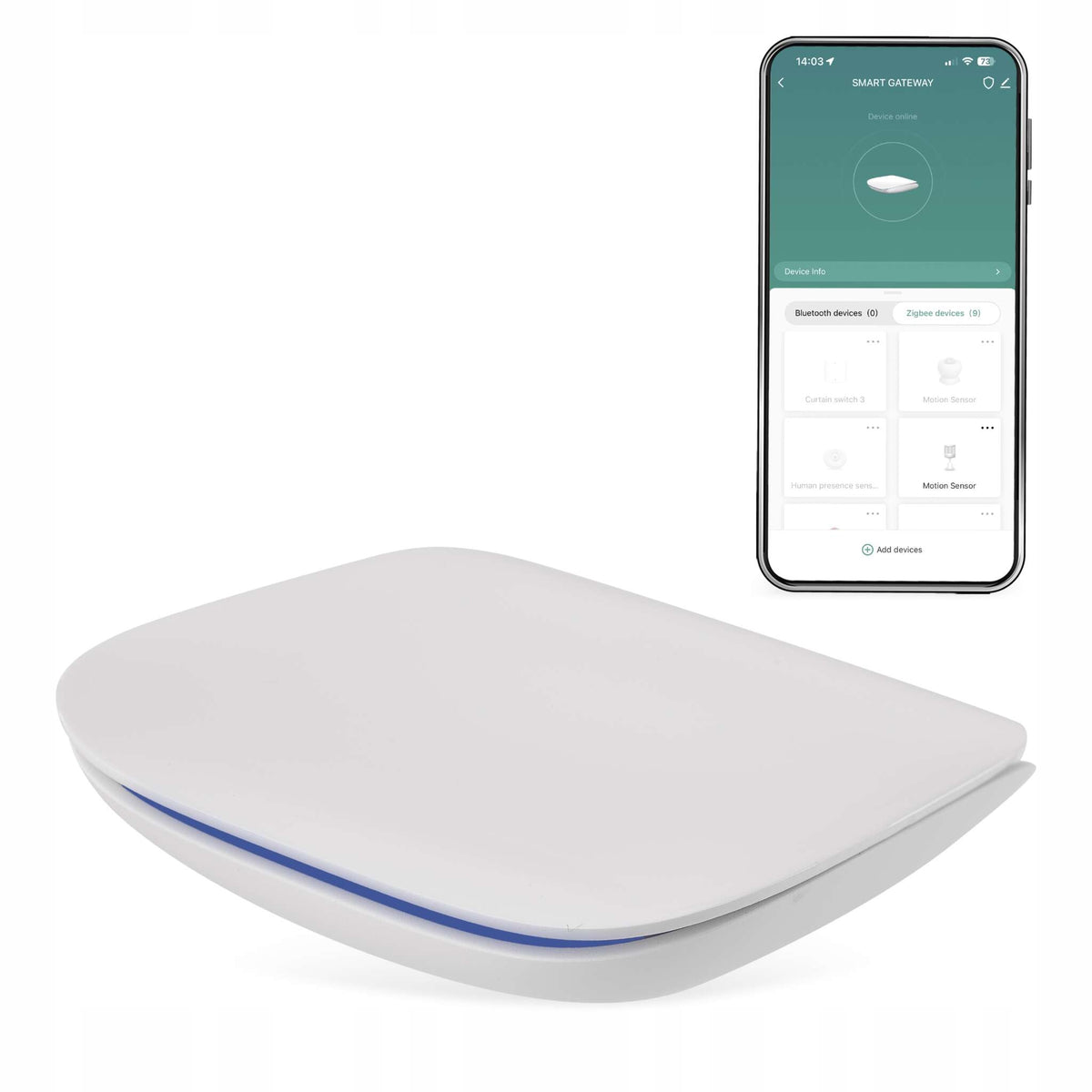 EMOS GoSmart ZigBee brána H5002 WiFi/Bluetooth