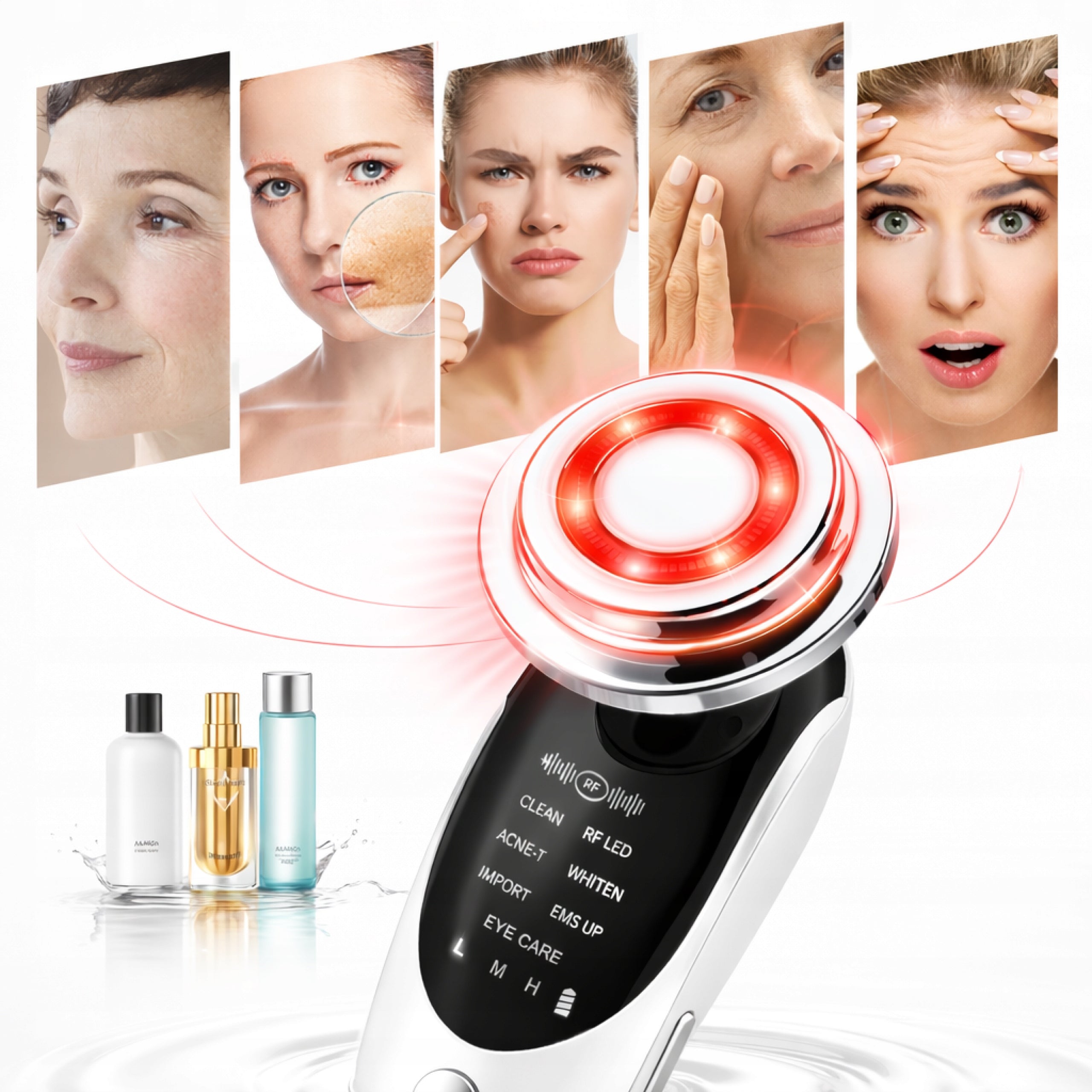 EMS 7in1 device for needleless mesotherapy and face lifting Medical device no