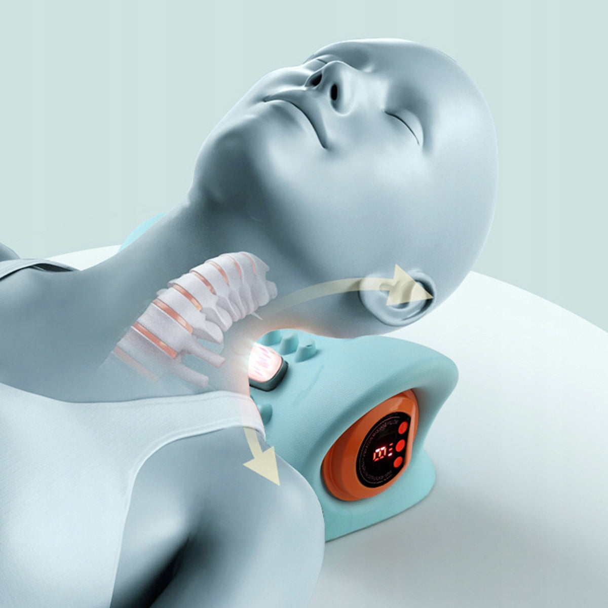 EMS Electric Neck Massager, Wireless Neck Massage Device Manufacturer code Rozciągacz na Karku