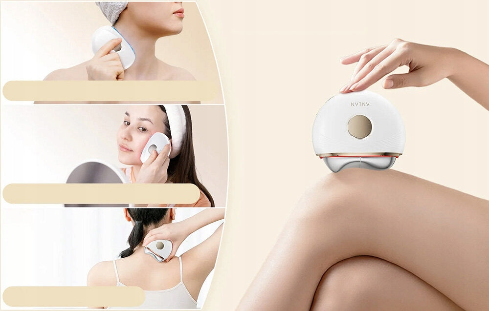EMS Face Massager | 6in1: Microcurrents, Heat-Cold, Gua Sha | ANLAN Kind massager