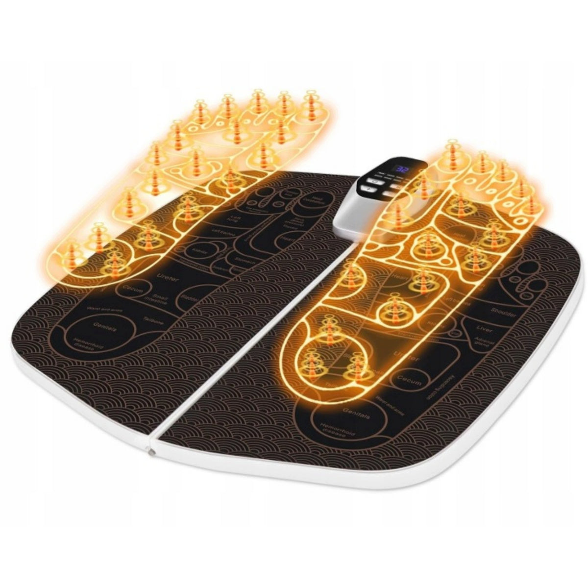 EMS Foot Mat Muscle Electrostimulator Electric Massager + Remote Control Manufacturer code Masażer do stóp EMS