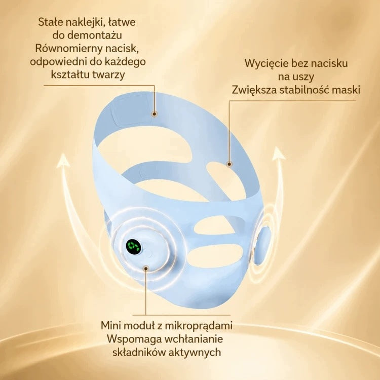 EMS Massager for Face Lifting Mask Oval V-line Brand Vigomed