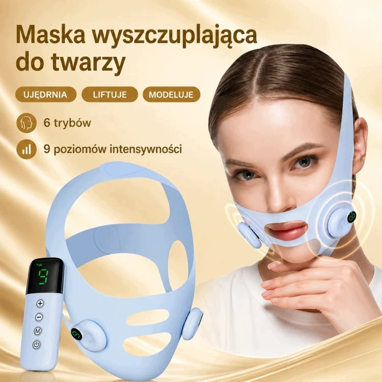 EMS Massager for Face Lifting Mask Oval V-line Packaging status original