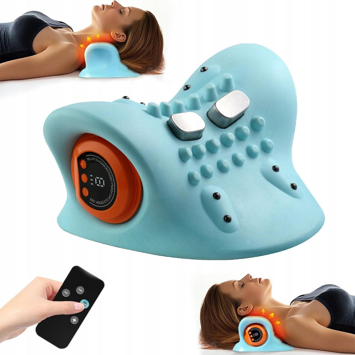 EMS NECK MASSAGE PILLOW WARMING ELECTRIC NECK MASSAGE HEAT