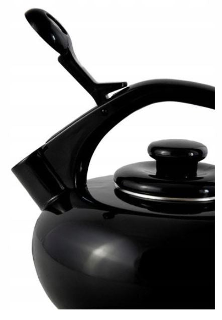 ENAMEL KETTLE 2,5 GRANCHIO INDUCTION BLACK - solidly protected Brand no brand