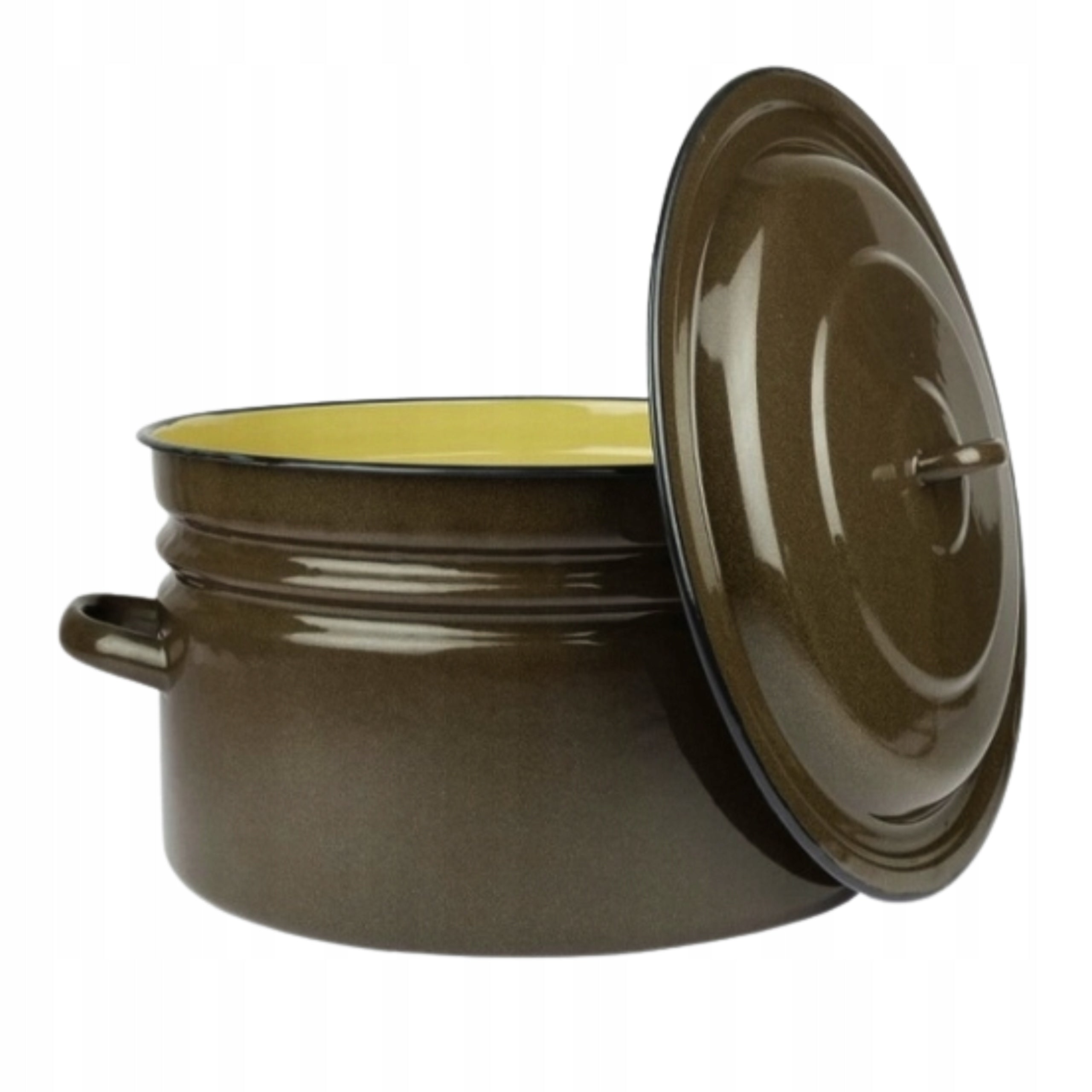 ENAMEL POT 25L LARGE WIDE GAR WITH LID FOR BIGOS WEEK TRADITIONAL EAN (GTIN) 5907579120823