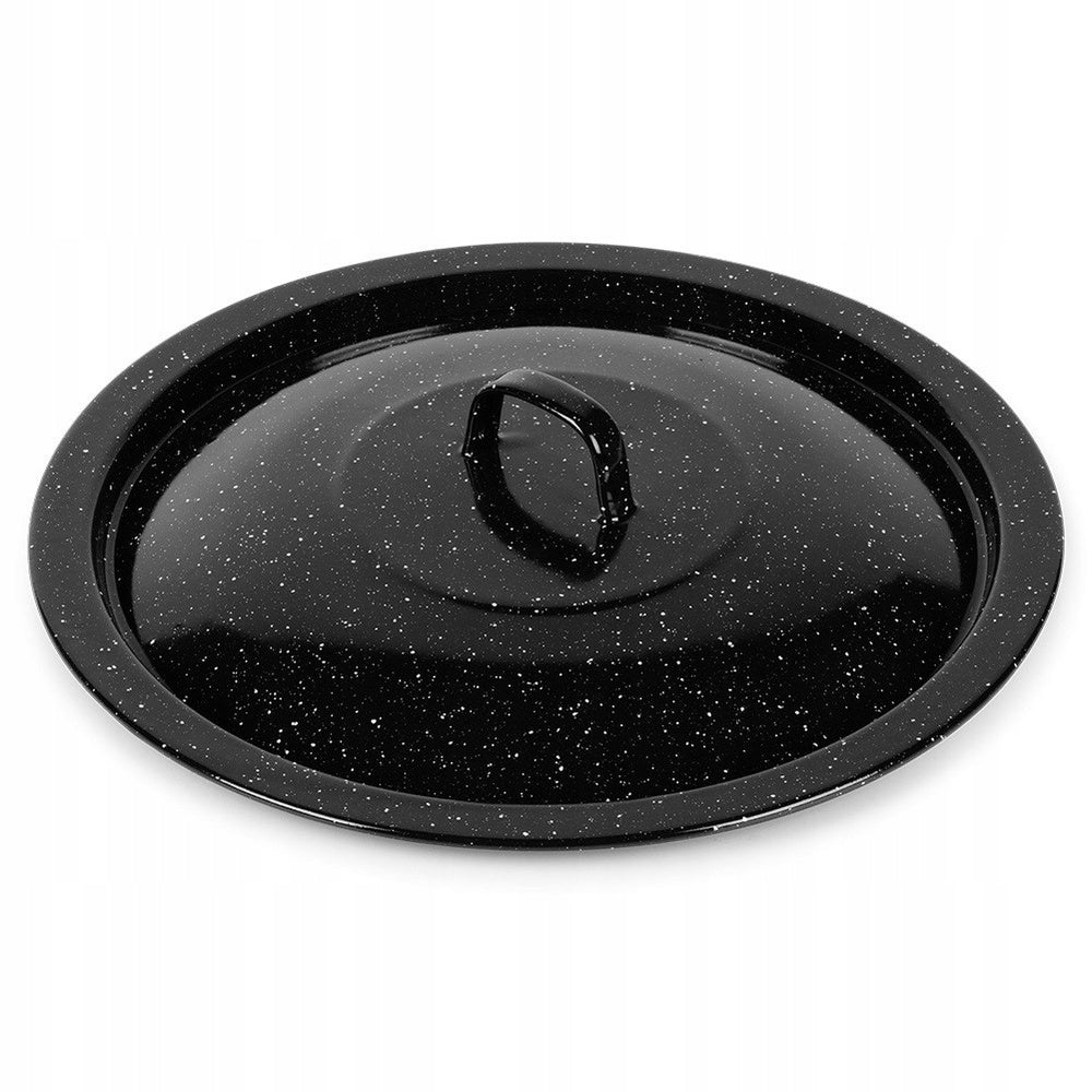 ENAMEL lid for pot boiler large kitchen metal lid 36 cm