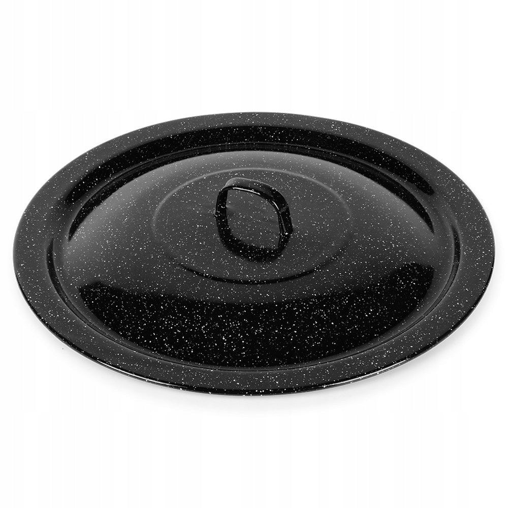 ENAMEL lid for pot boiler large kitchen metal lid 40 cm