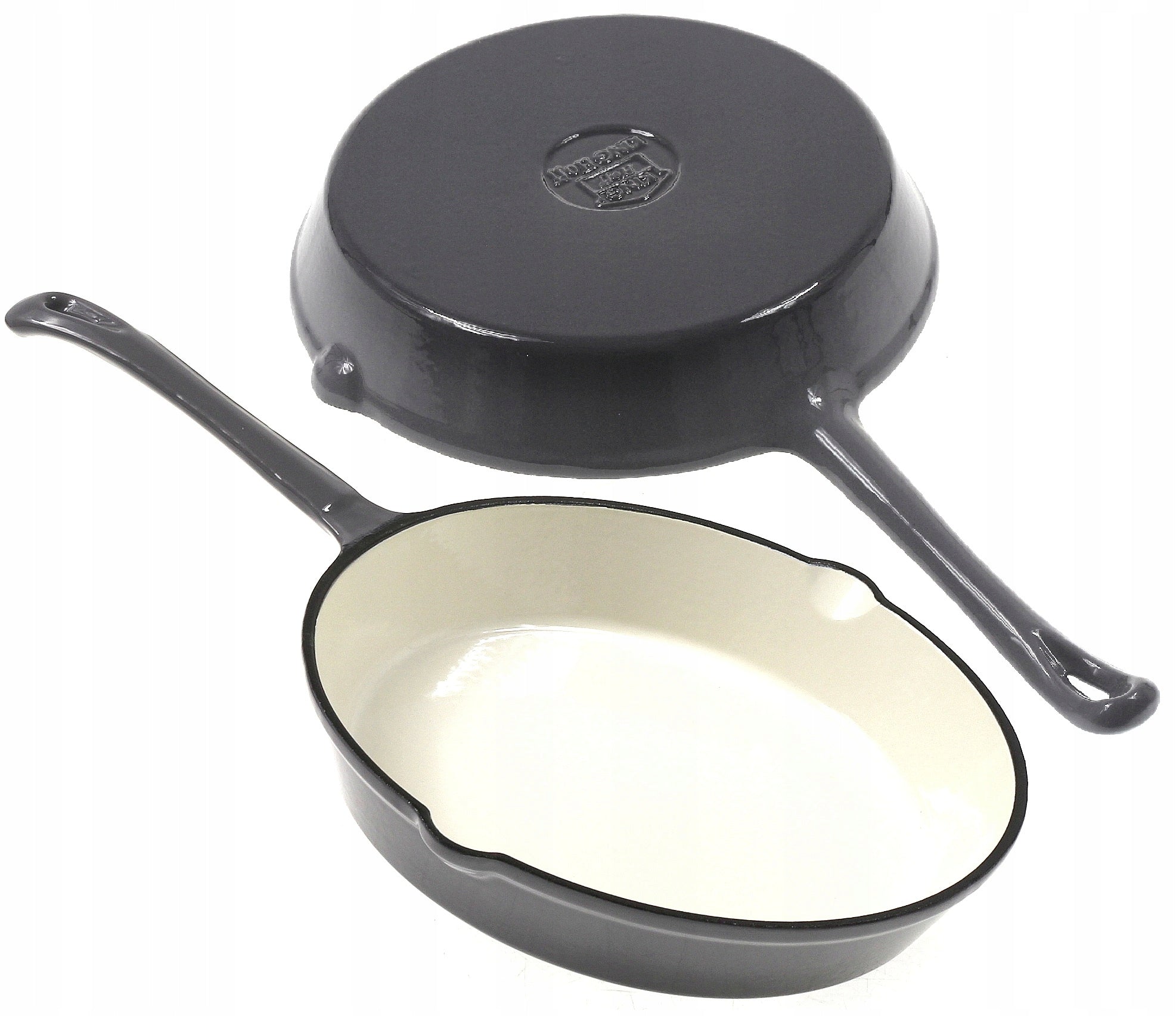 ENAMELLED CAST IRON PAN 21 cm grey KINGHoff Induction Gas