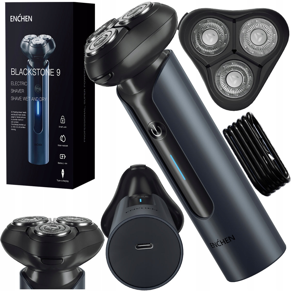 ENCHEN BLACKSTONE 9 ELECTRIC SHAVER BEARD SHAVER