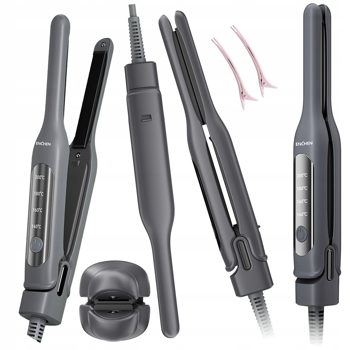 ENCHEN H10 Temperature Controlled Hair Straightener Light Grey Manufacturer code H10