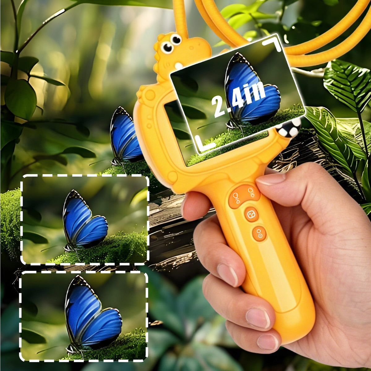 ENDOSCOPE FOR CHILDREN IPS SCREEN 2,4 INCH USB-C TOY WITH LED LIGHTING Manufacturer code Endoskop Kamera Inspekcyjna