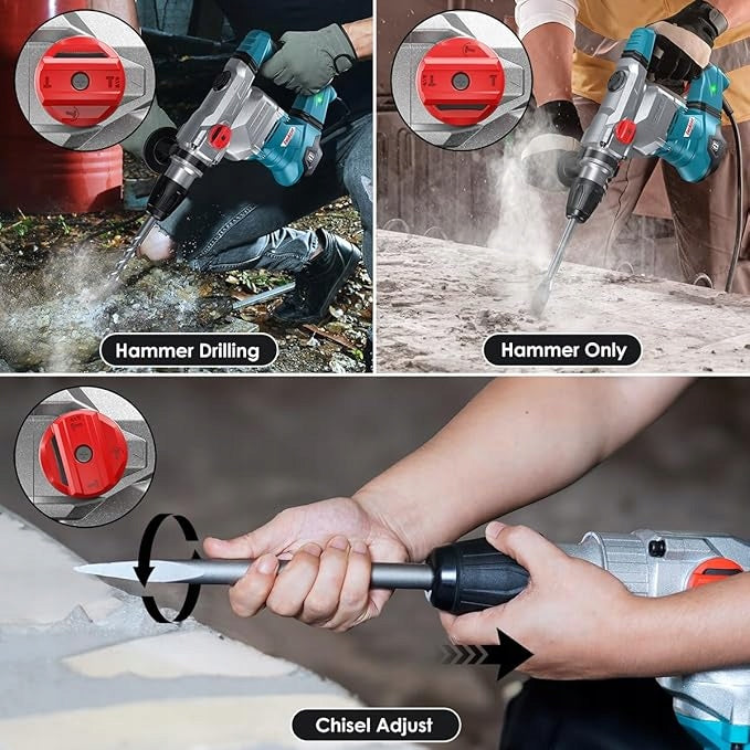 ENEACRO SDS-Max 1500W 12J 3-Mode Impact Hammer Brand no brand