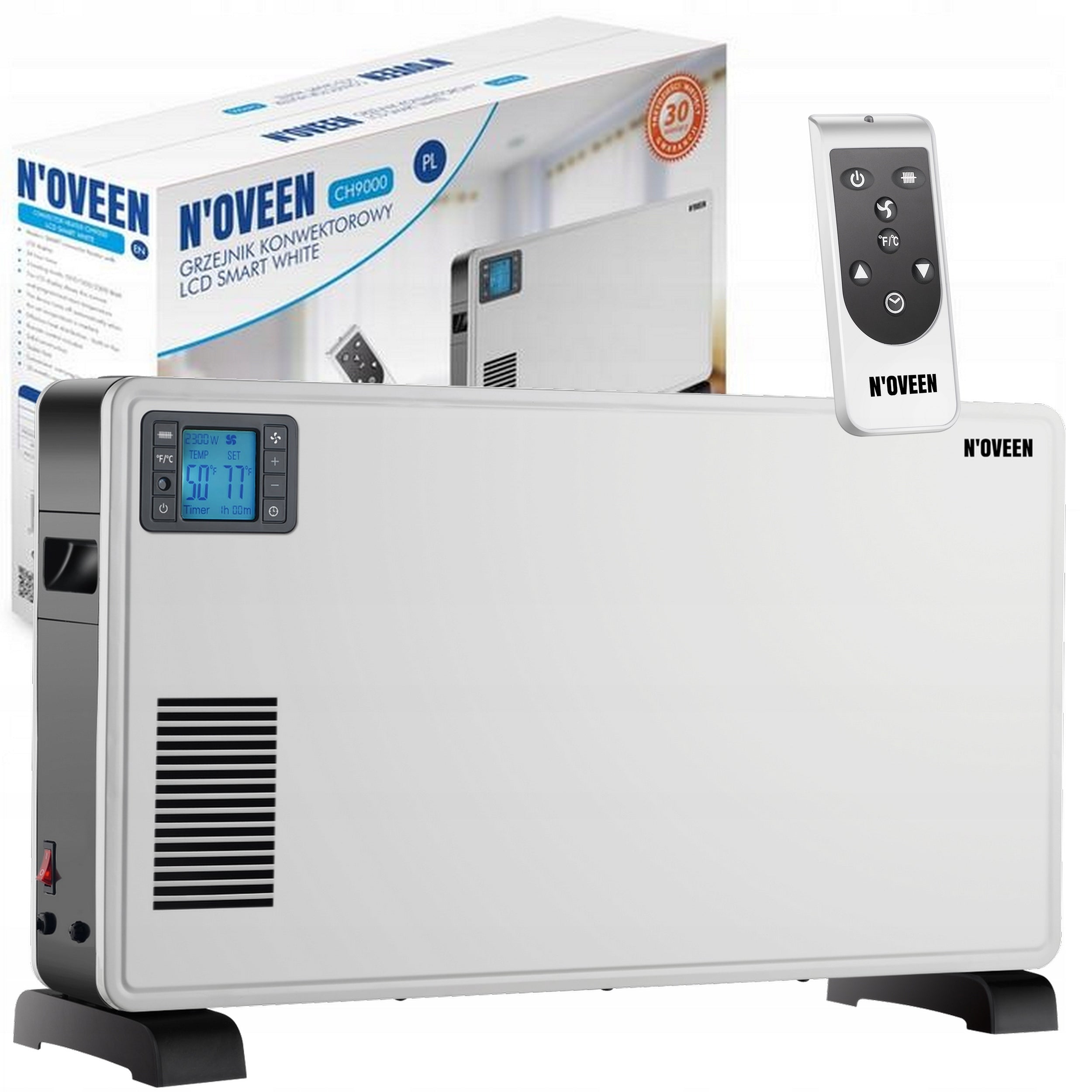 ENERGY EFFICIENT ELECTRIC HEATER 2300W REMOTE CONTROL