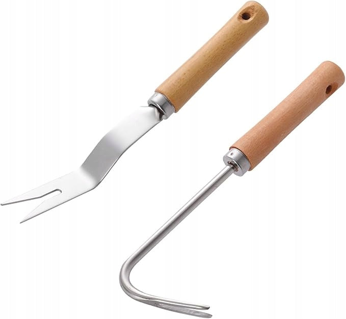 ENLACE Handheld Weed Extractor 2-Pack with Wooden Handle