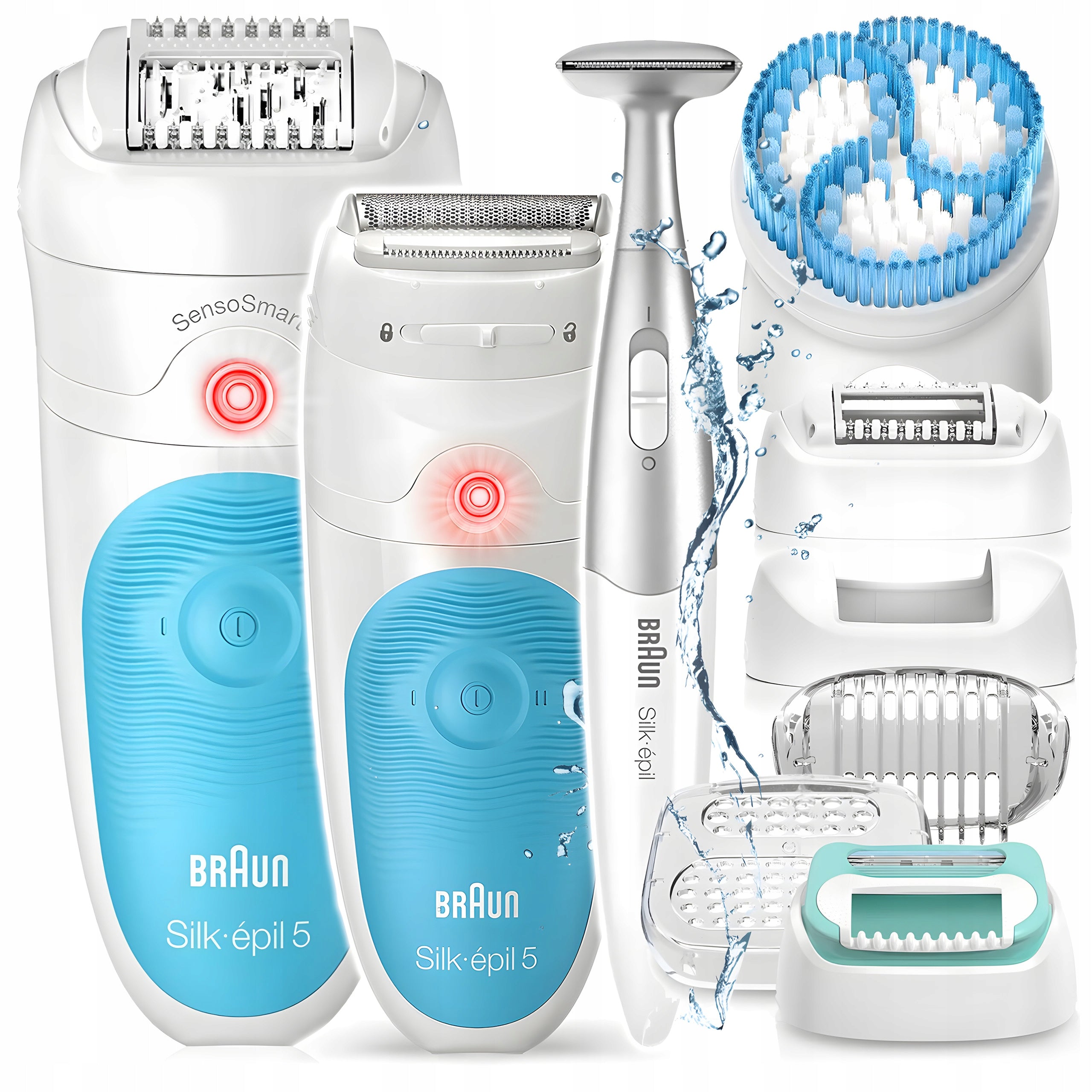 EPILATOR BRAUN Silk-epil 5 SensoSmart WET&DRY + SPA + SHAVER + TRIMMER 5in1