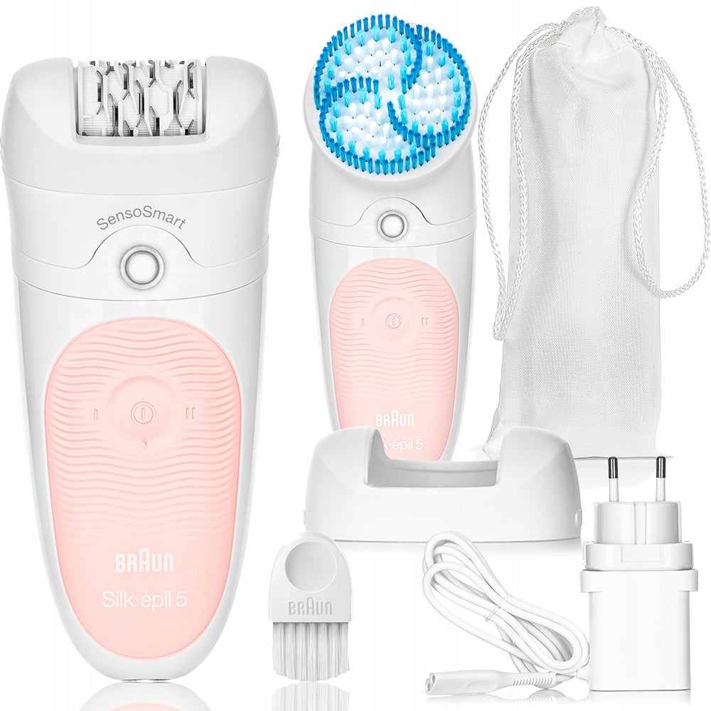 EPILATOR BRAUN Silk-epil 5 (Wet&Dry) SensoSmart MICROGRIP + SPA HEAD!