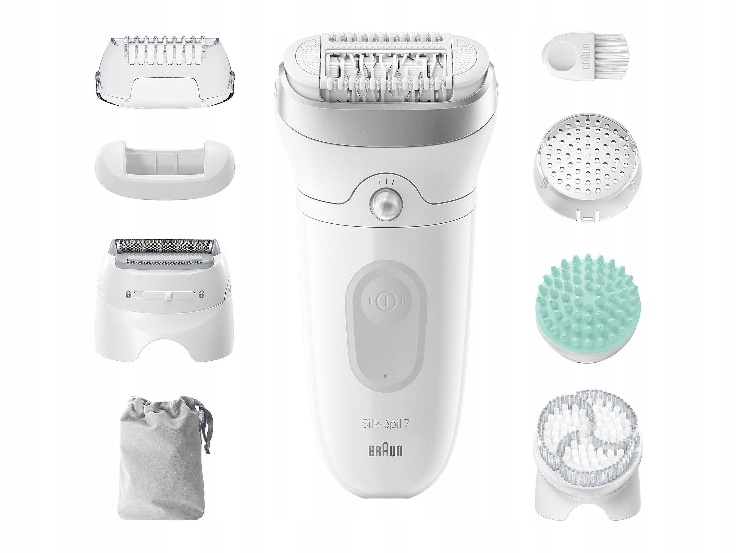 EPILATOR Braun Silk epil 7 7 081 wet Tweezers Shaving Massage 40 min Packaging status original