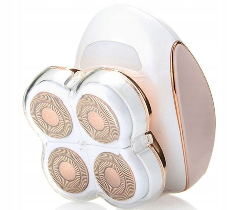 EPILATOR FOR BODY LEGS HANDS BIKINI SHAVER WOMEN'S RAZOR PRO USB 4 BLADES Model Depilator golarka 2w1