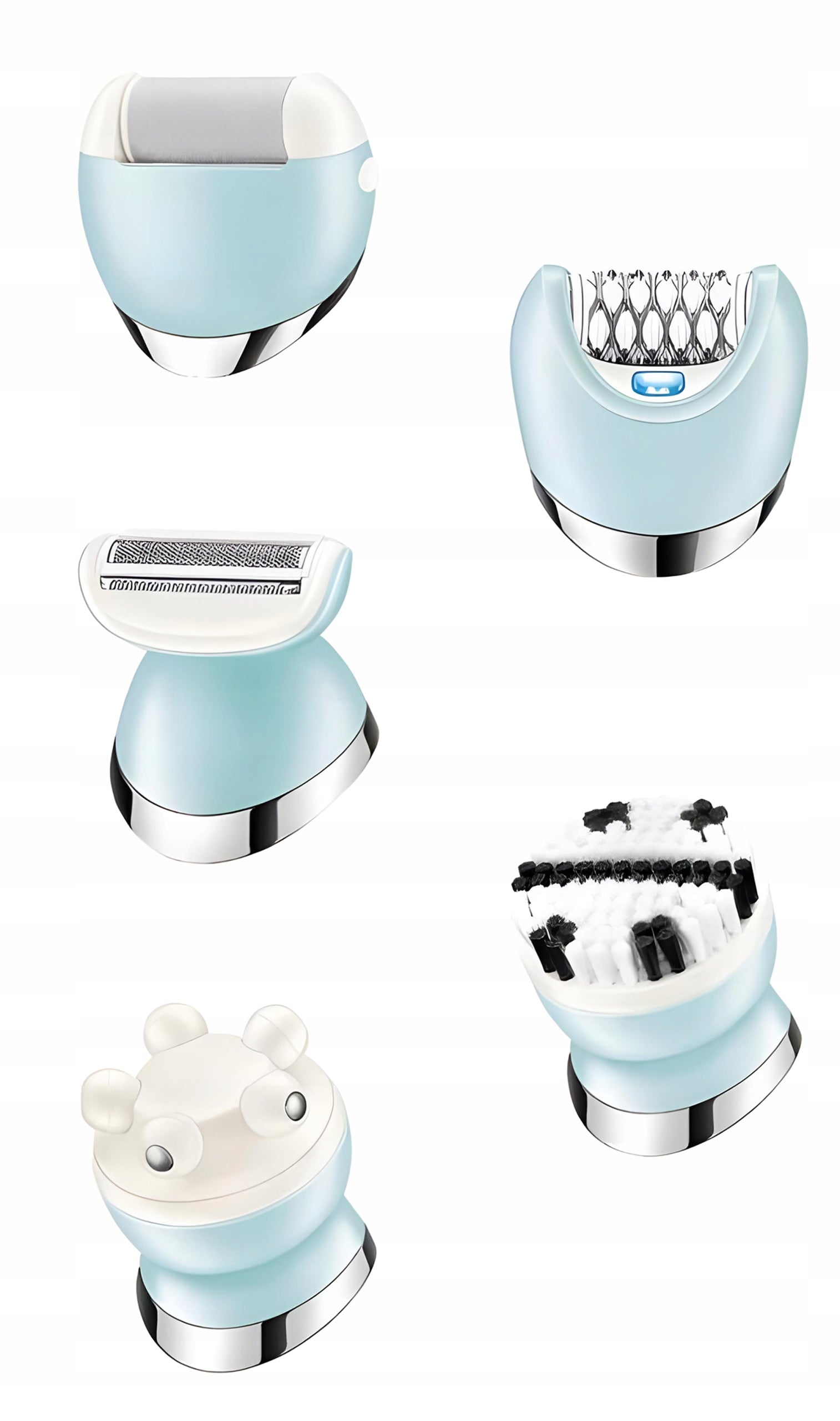EPILATOR FOR WOMEN SHAVER WOMEN'S LEG ARMPIT BIKINI BODY SCRUB 5IN1 Packaging status original