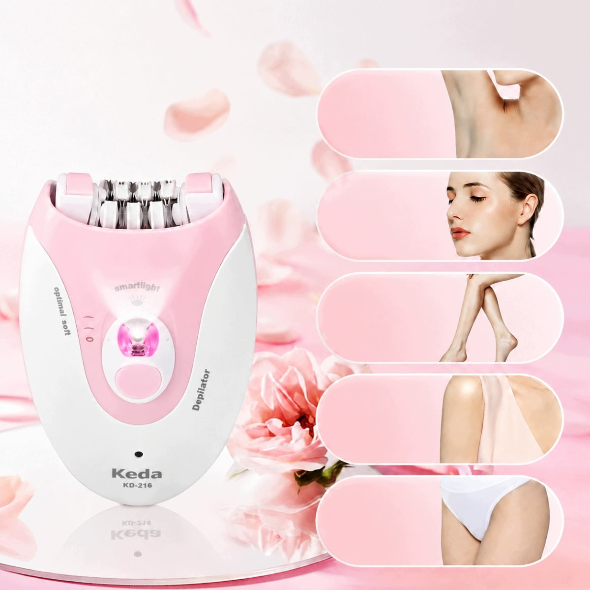 EPILATOR FOR WOMEN SHAVER WOMEN USB FOR LEGS ARMPIT BIKINI BODY SCRUB Model 4894997954592