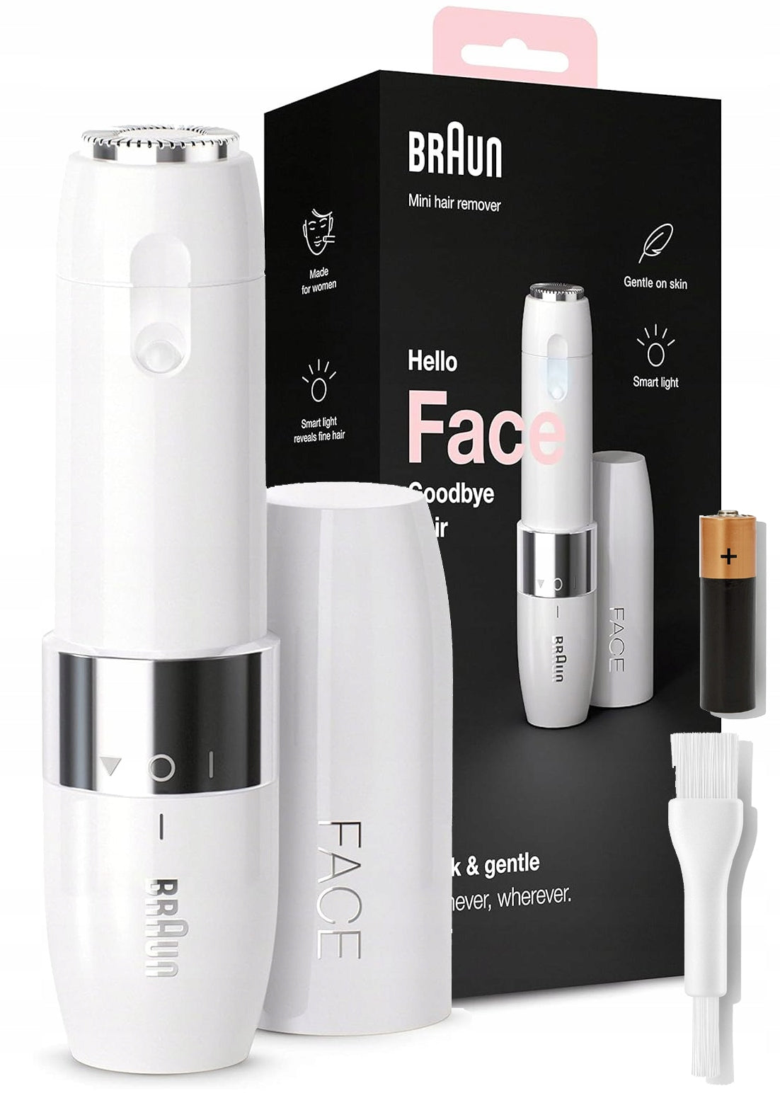 EPILATOR SMARTLIGHT TRIMMER FACE SHAVER BRAUN FACE MINI FS1000