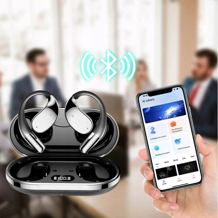 ERAZER XP6 AI Real-Time Translation Headphones – 135 Languages Manufacturer code Słuchawki z Tłumaczem AI Bluetooth Douszne