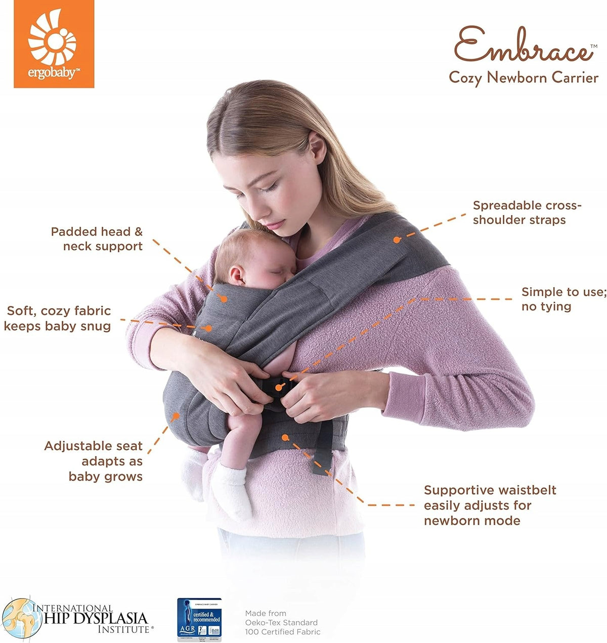 ERGOBABY EMBRACE newborn carrier Brand Ergobaby