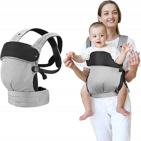 ERGONOMIC BABY CARRIER ADJUSTABLE BREATHABLE FRONT BACK Brand Grammi