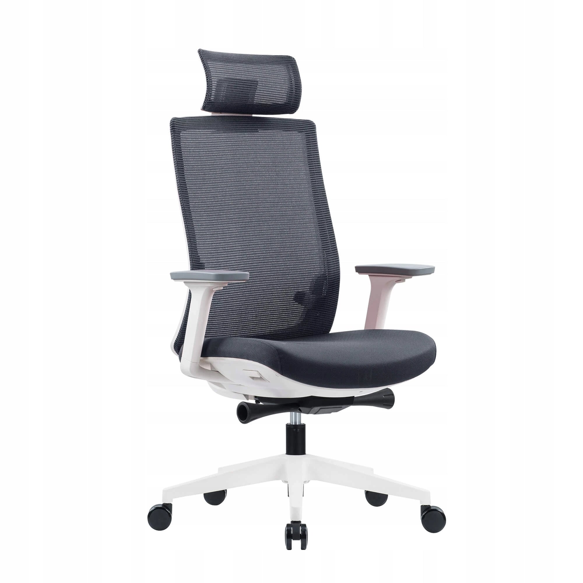 ERGONOMIC OFFICE CHAIR WHITE FABRIC/MESH ADJUSTMENTS MEET HEALTH AND SAFETY STANDARDS Manufacturer code EFI100BMBL