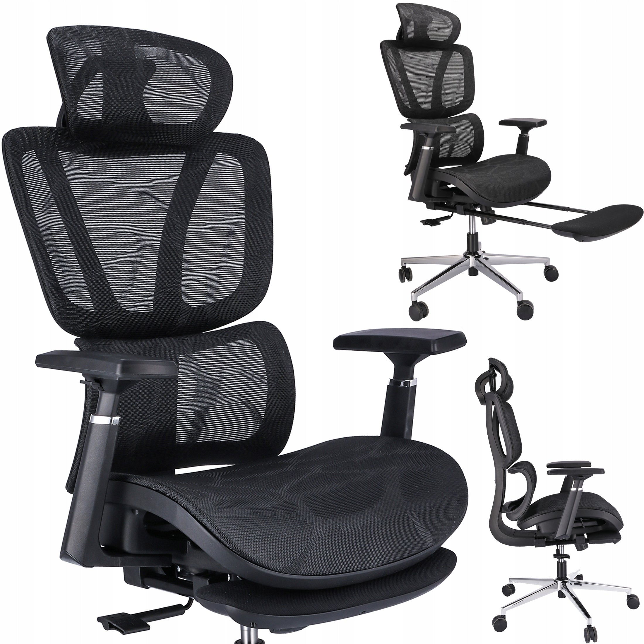 ERGONOMIC swivel office chair WITH FOOTREST NEOVA adjustable JUMIhome