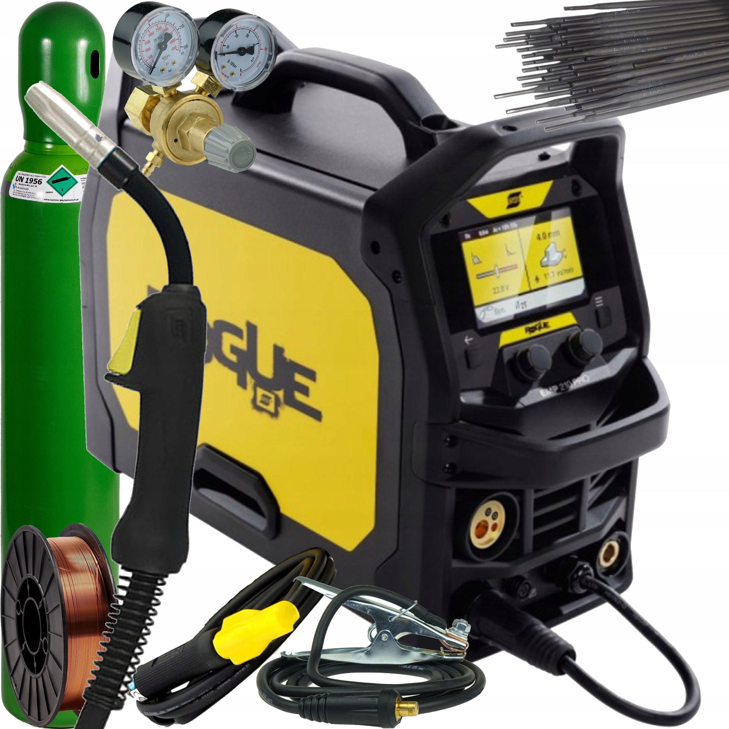 ESAB Migomat 200A Rogue EMP 210 PRO MIG MAG MMA Welder 230V SET OF 4