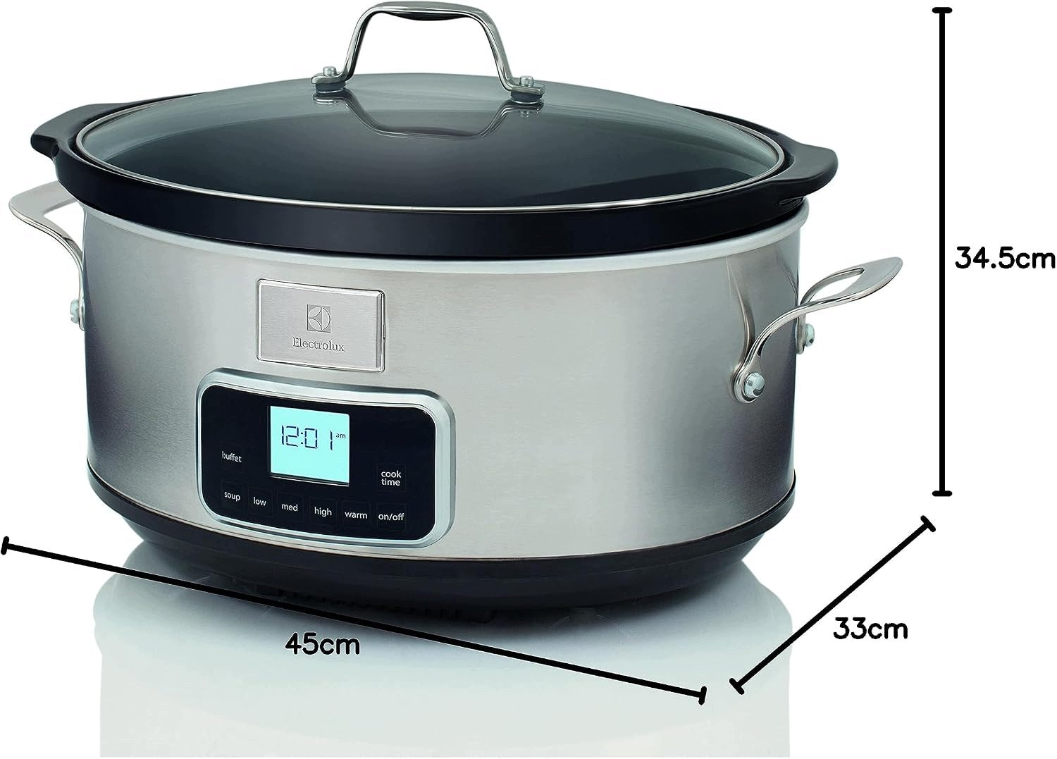 ESC7400 SLOW COOKER STAINLESS STEEL 6,6L 6 PROGRAMS Brand no brand