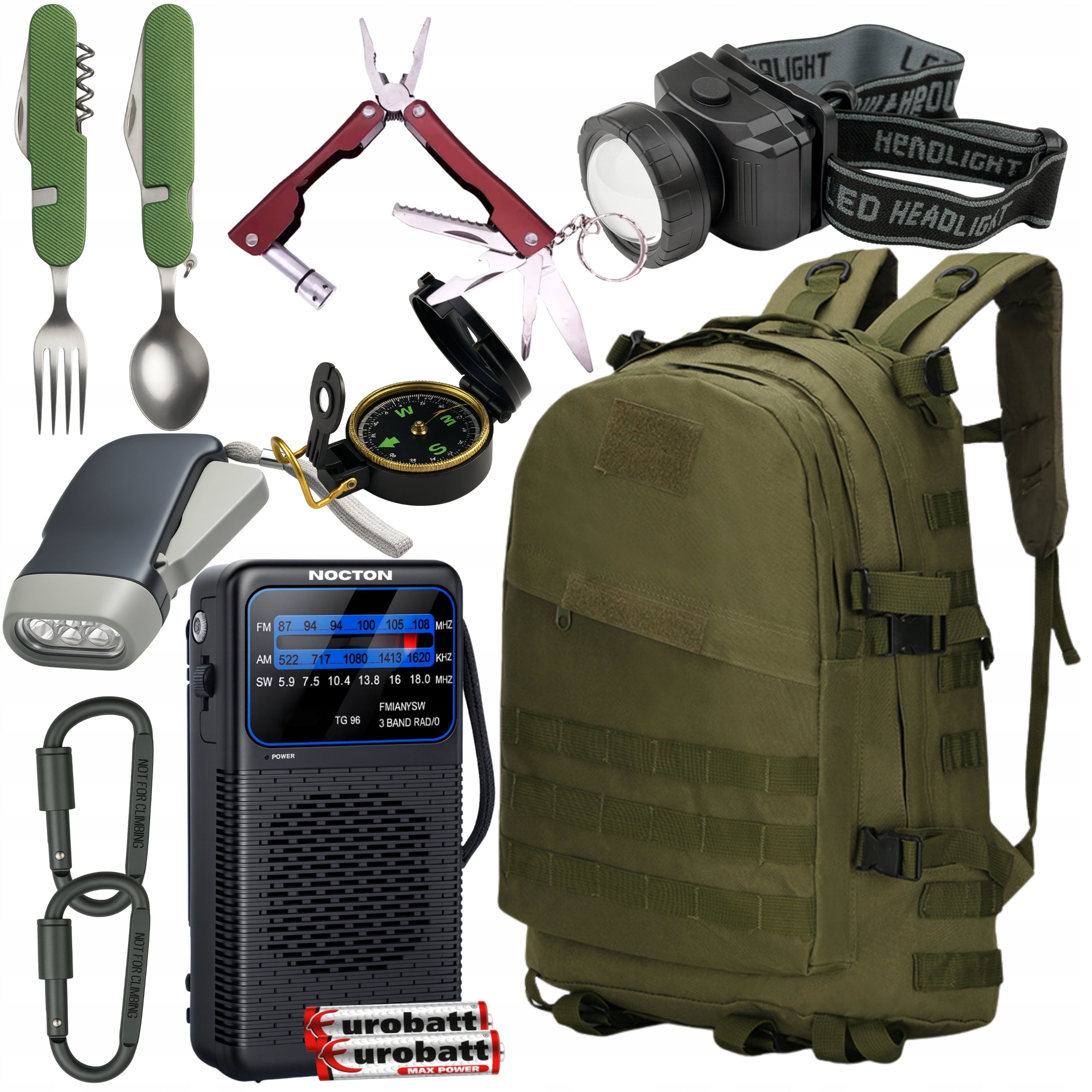 ESCAPE EVACUATION BACKPACK WITH EQUIPMENT SURVIVAL RCB RESCUE KIT