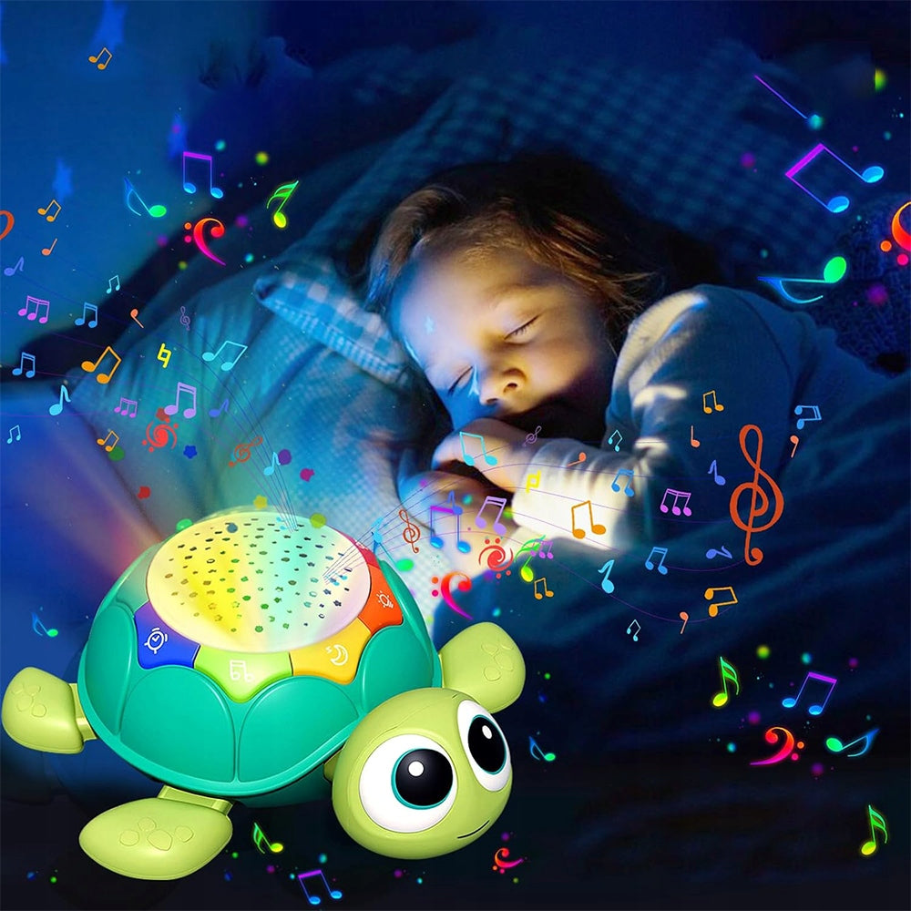 ESCAPING CRAWLING TURTLE 3 TIME MODES 5 SOUNDS 4 COLORS PROJECTION Material plastic
