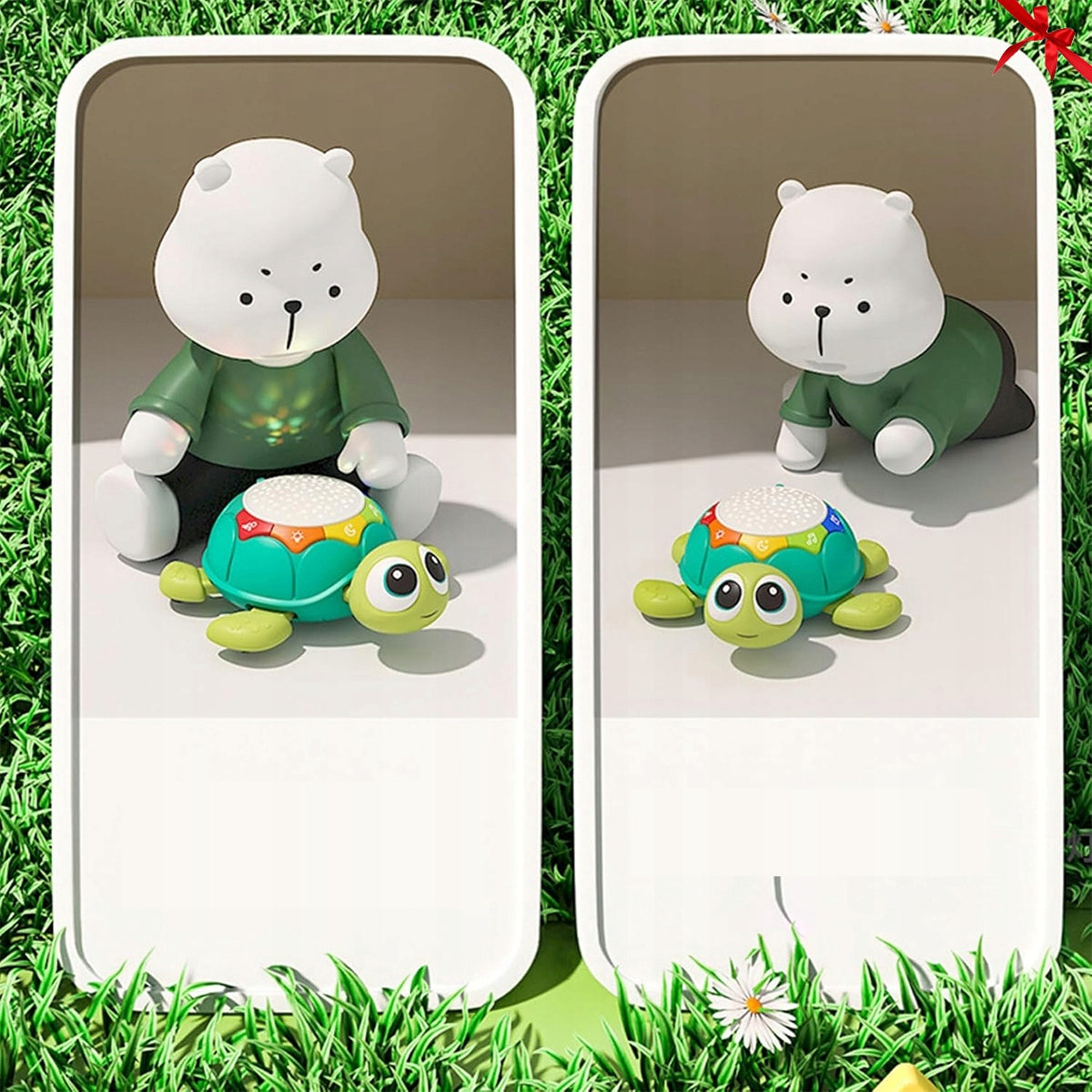 ESCAPING CRAWLING turtle INTERACTIVE TOY WALKING MUSIC AND PROJECTION Packaging status original