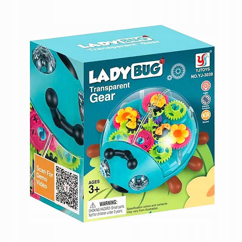 ESCAPING LADYBUG GO PROJECTOR TOY FOR CRAWLING FUN FOR BABY Packaging status original
