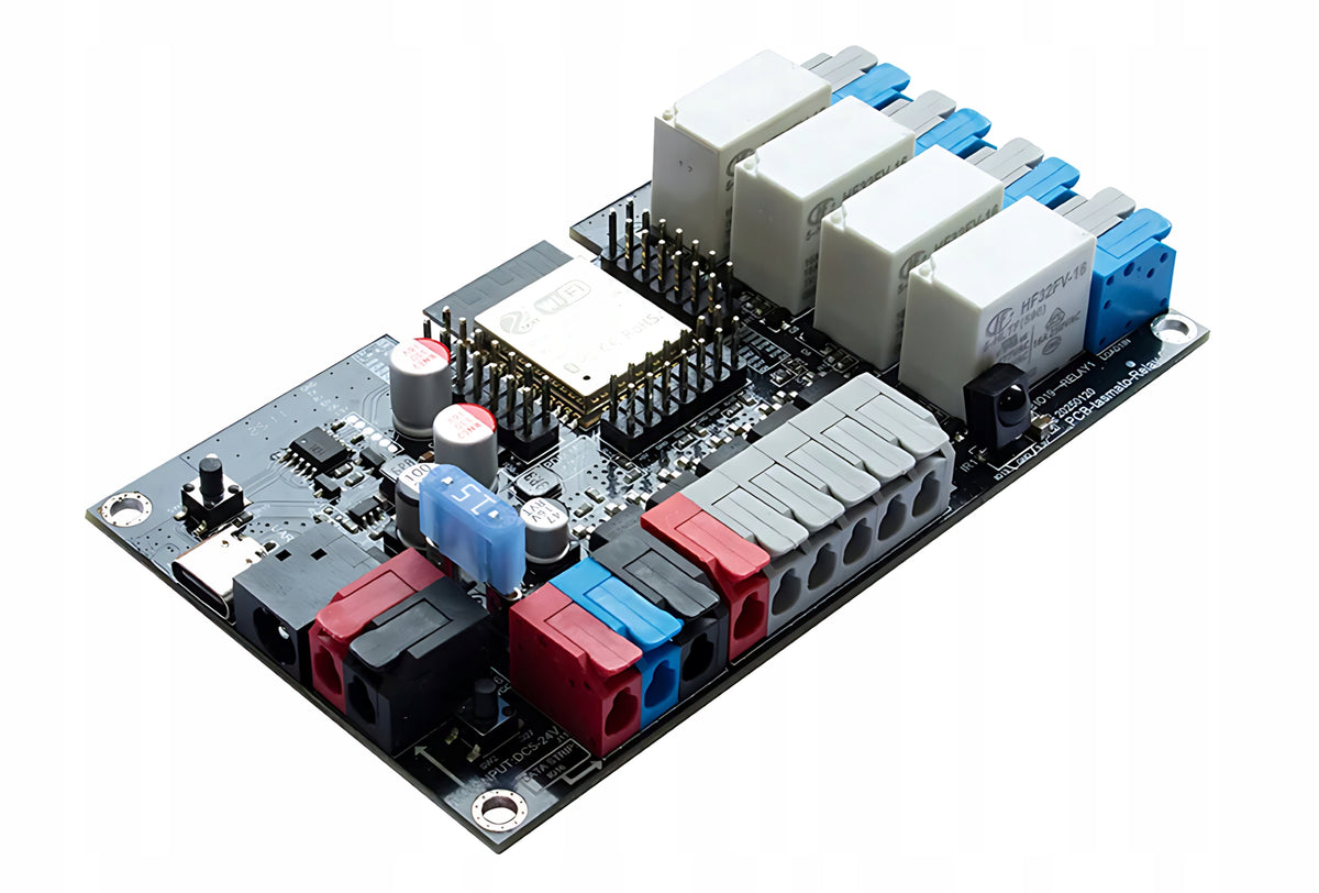 ESP32 WLED PWM Board 4x IR Relay Microphone Tasmota Home Assistant RPi Packaging status original