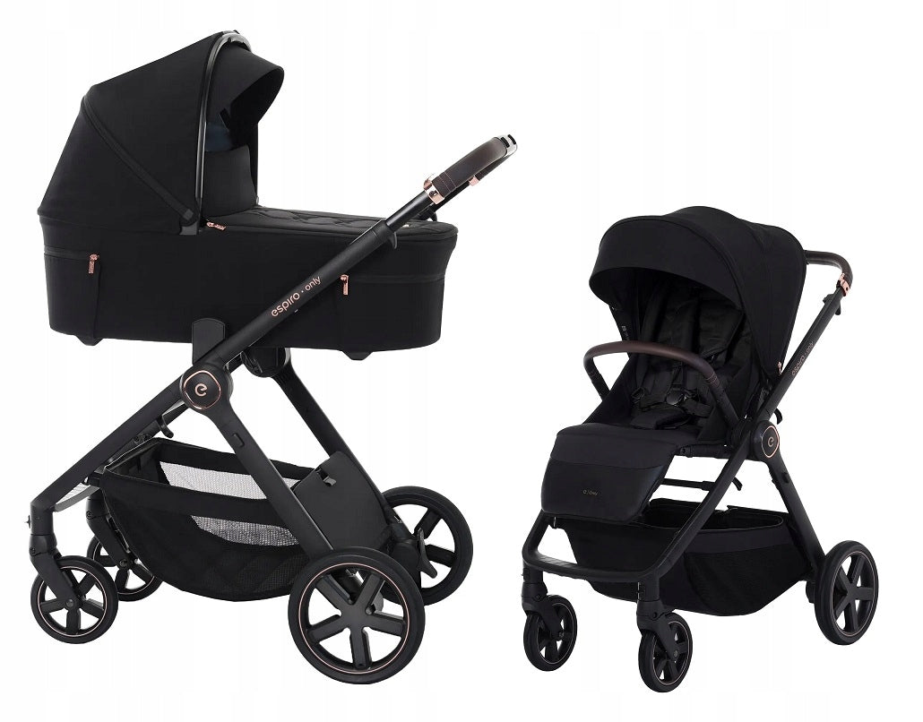 ESPIRO ONLY trolley 2in1 STYLISH BLACK ACCESSORIES XXL410