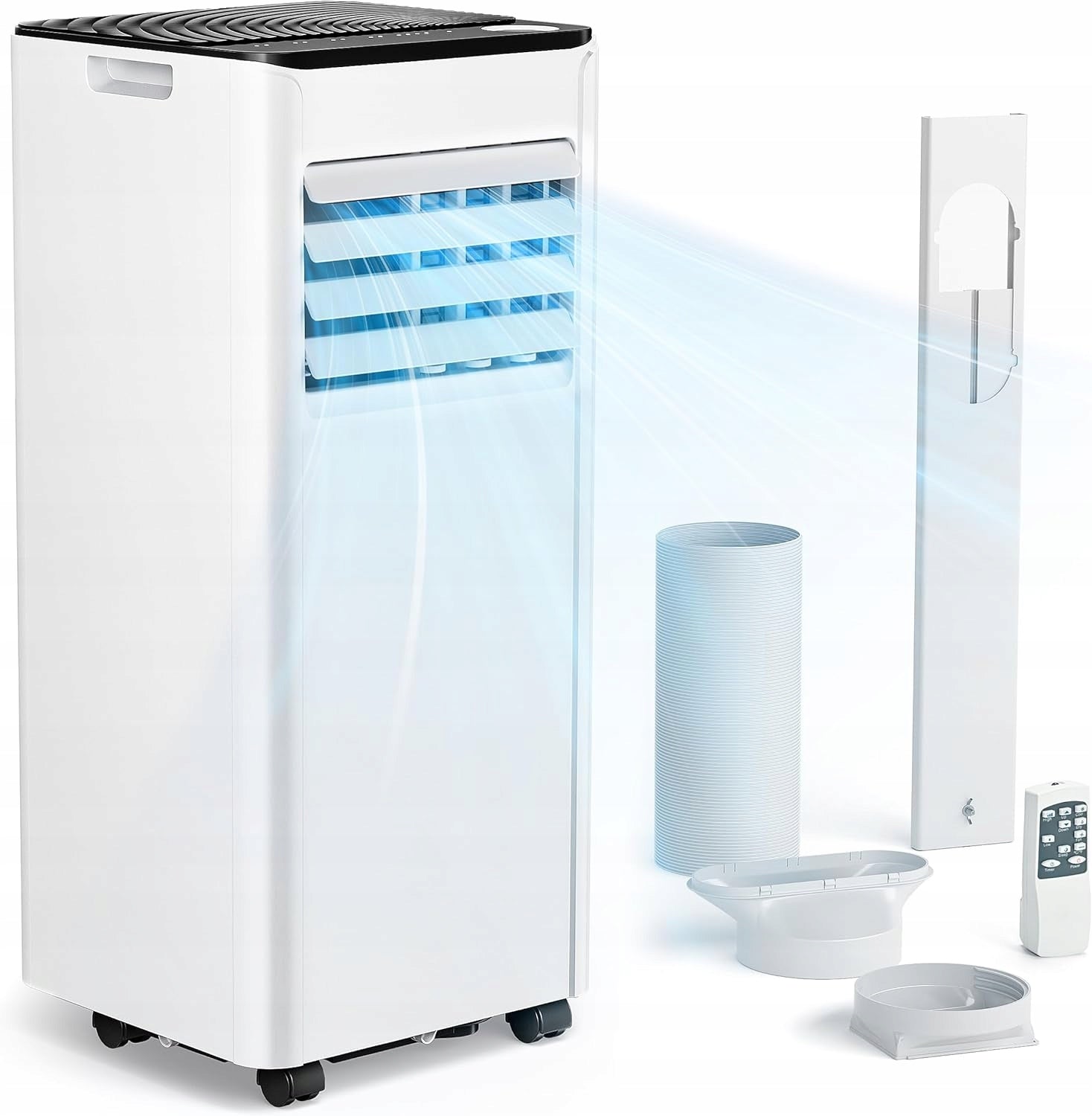 EUHOMY 900 BTU Mobile Air Conditioner with Outlet Hose, Quiet Operation Manufacturer code 850070202602