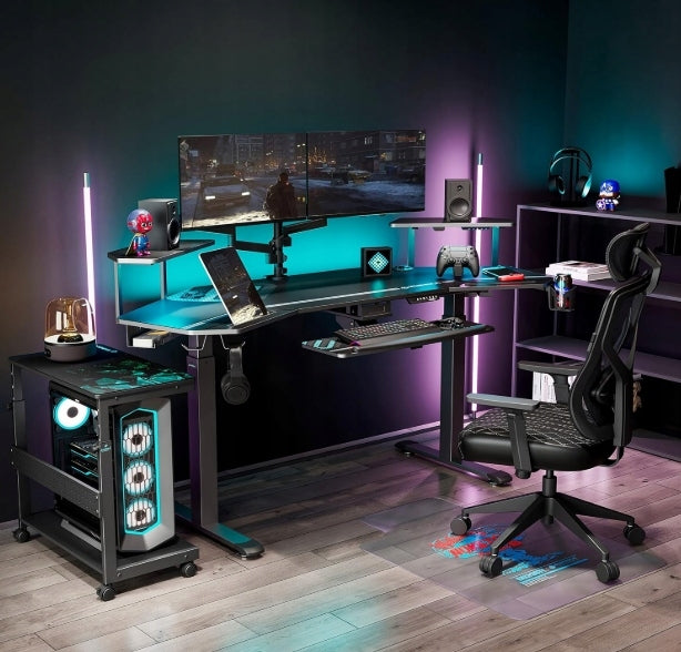 EUREKA ERGONOMIC Height adjustable computer stand, ATX case Packaging status original