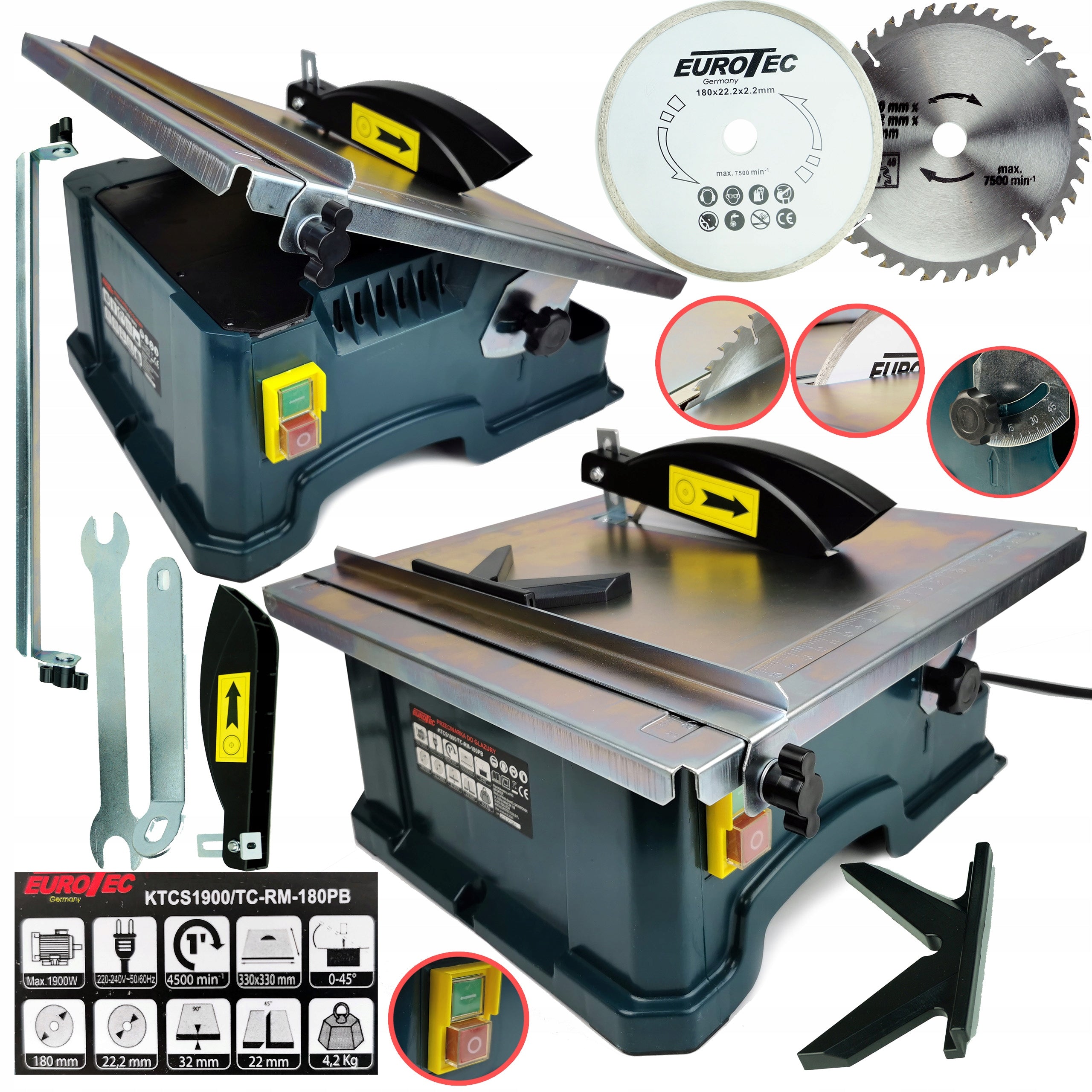 EUROTEC TILE AND WOOD CUTTER