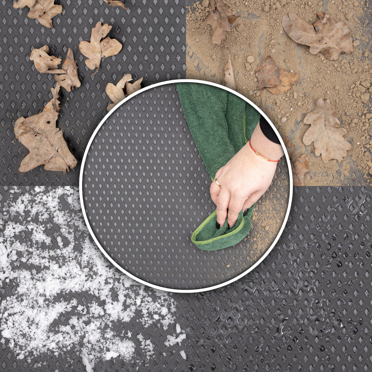 EVA AIR MATS car mats from Max-Dywanik DIAMONDS BLACK 5mm Packaging status original
