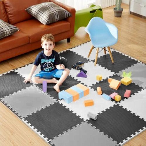 EVA FOAM MAT LARGE FOAM PUZZLE SOFT 180x180cm 9pcs RICOKIDS Brand RicoKids