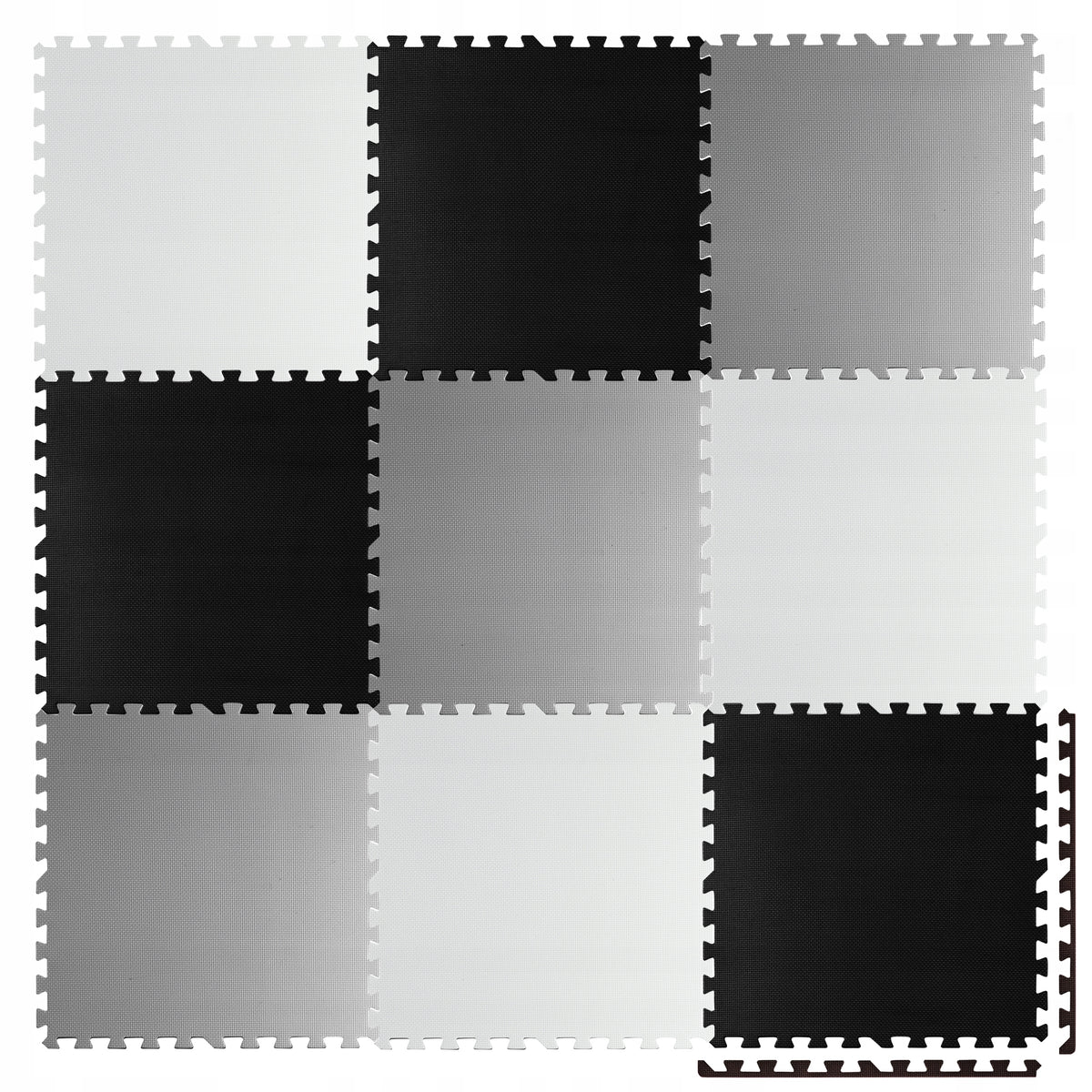 EVA FOAM MAT LARGE FOAM PUZZLE SOFT 180x180cm 9pcs RICOKIDS