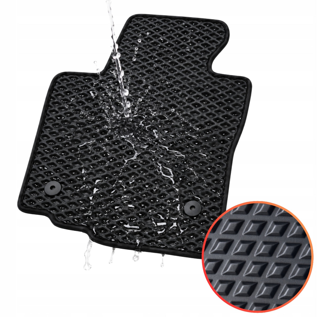 EVA Rug Driver for Car Waterproof Each Model 1pc B