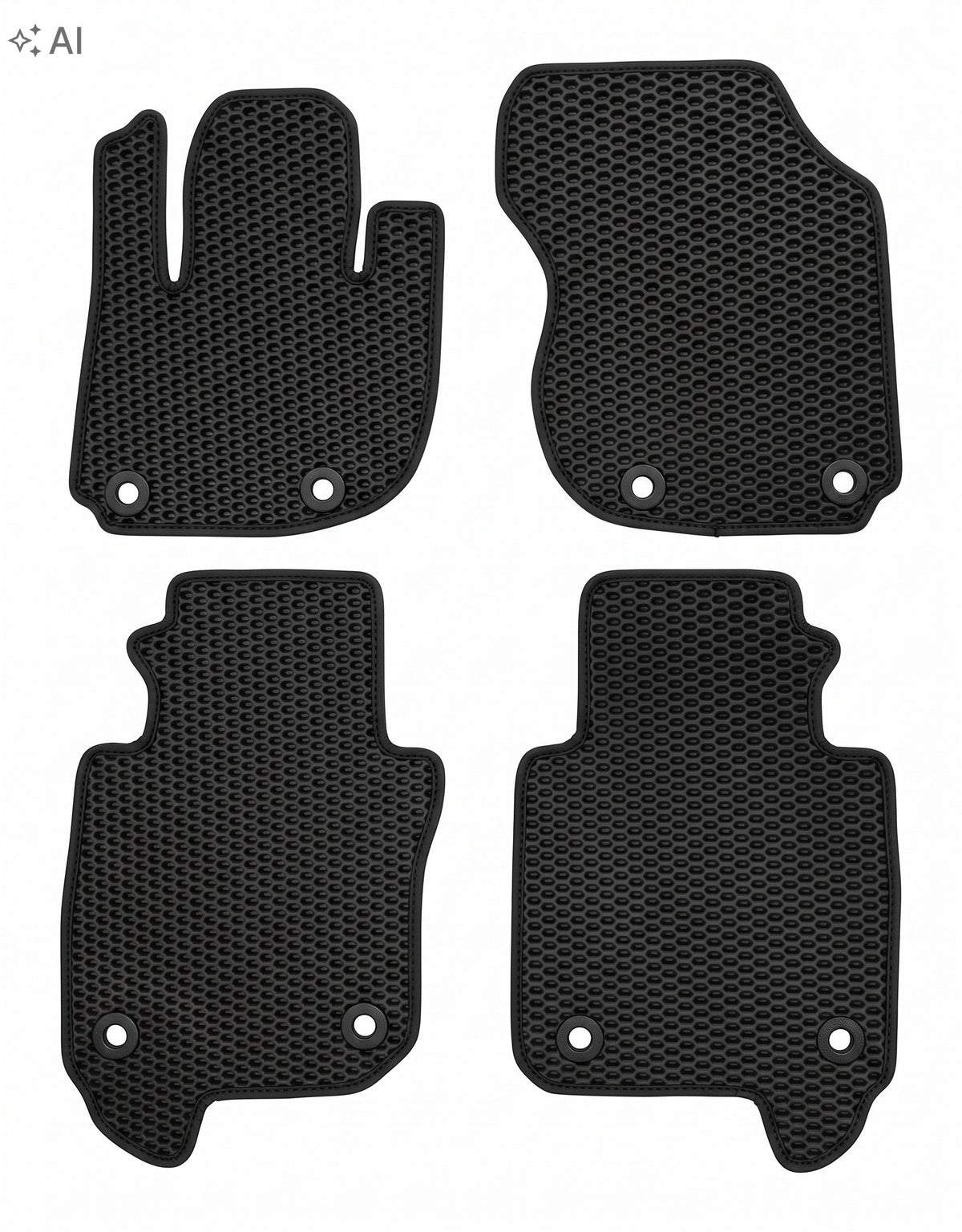 EVA Rugs Honda HR-V III 2022- Set Black honeycomb
