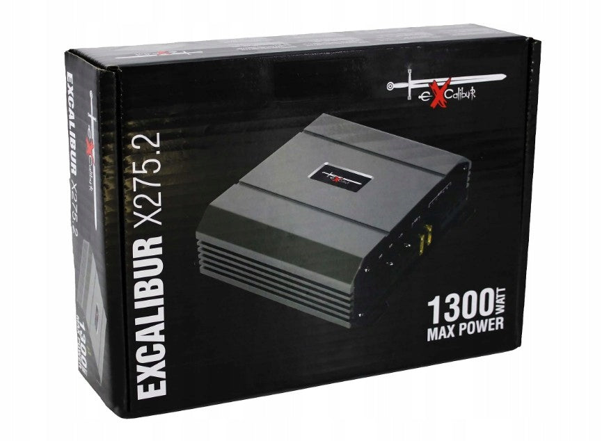 EXCALIBUR X275.2 2-CHANNEL AMPLIFIER MAX POWER 1300W 4 OHMS ! Packaging status original